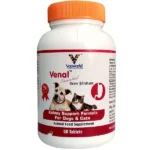 50 tablets in a pack of Venkys Venal Essentials Tablets for Dogs and Cats