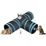 Cats Pet Vogue Tunnel Toy (Dark Blue)