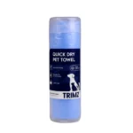 Dogs and cats can use the Trimz Quick Dry Absorption Towel (Blue)