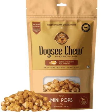 Dogsee Chew Mini Pops with Yak Cheese and Turmeric, Made Wholesomely