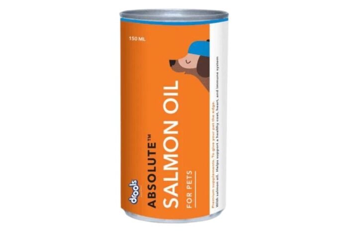 Dog Supplement Drools Absolute Salmon Oil Syrup - Image 1