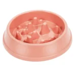 Emily Pets Slow Feeder Bowl (Pink) for Cats and Dogs