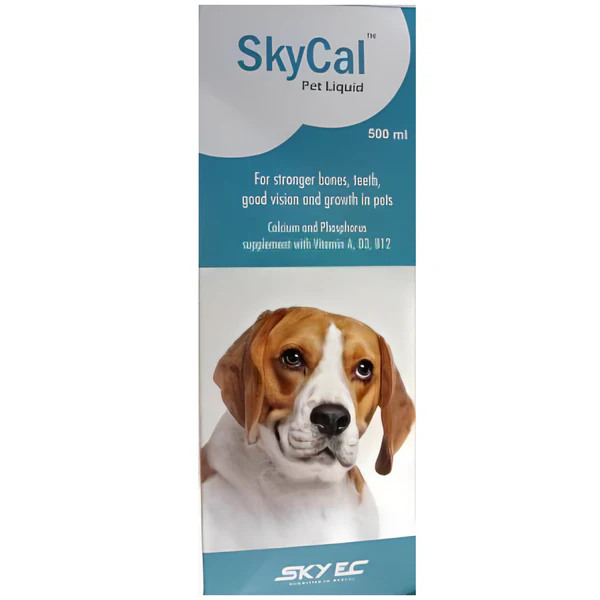 For dogs and cats, Skyec Sky Cal Calcium Supplement Syrup For dogs and cats Skyec Sky Cal Calcium Supplement Syrup - Image 1