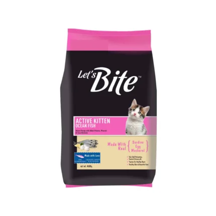 Let's Bite Ocean Fish Dry Food for Active Kittens (Buy One, Get One Free)