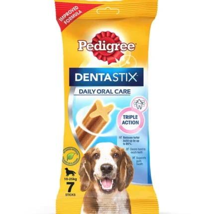 Dog Treats: Pedigree Dentastix Oral Care for Adults (10–25 kg Medium Breed)