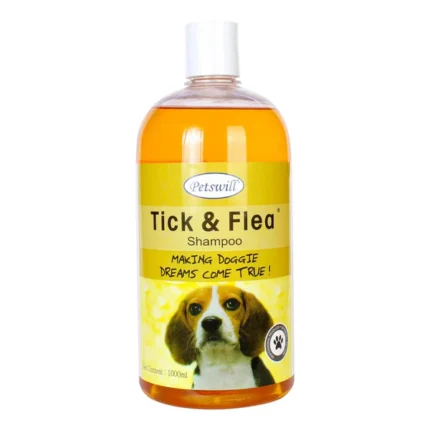 Petswill Dog and Cat Tick and Flea Shampoo