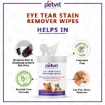 Dog and cat eye tear stain remover wipes from Petvit - Image 7