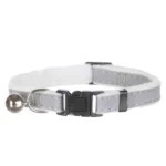 The Grey Trixie Safer Life Reflective Collar for Cats with Bell