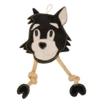 TopDog Premium Black/White Tom Toy for Dogs and Cats