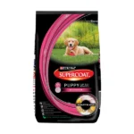 Up to 12 months of Purina SuperCoat Chicken Smartblend Puppy Dog Dry Food