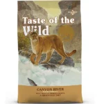 Trout and Smoked Salmon Cat Dry Food Recipe | Grain-Free Formula for a Taste of the Wild Canyon River Cat