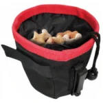 M Pets Red/Black Nazca Treat Bag for Dogs