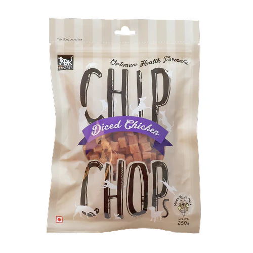 gbfcbfgfr Dog Treats: Chip Chops Diced Chicken - Image 1