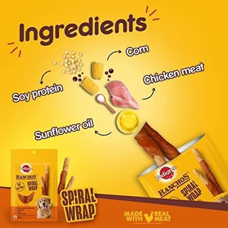 61GEWTXt7TL._SY450_600x Spiral Wrap Chicken & Smokey Lamb Dog Treats from Pedigree Ranchos - Image 1