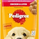 Adult Dog Wet Food Pedigree Roasted Lamb Flavour Chunks in Gravy