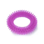 For Medium Chewers, a Basil Teething Ring Chew Toy for Dogs