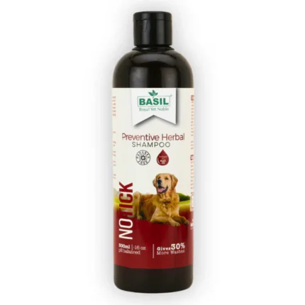Dog Shampoo with Basil Herbal No Ticks