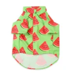Dog Watermelon Shirt with 15 Buttons