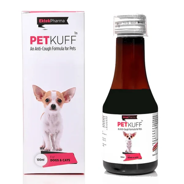 Ek Tek Pet Kuff Cough Syrup, 100ml Ek Tek Pet Kuff Cough Syrup, 100ml - Image 1