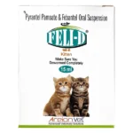 Feli D Kitten Deworming Suspension by Areion Vet, 15ml