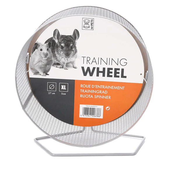 Frame1_8 M Pets Training Wheel For Hamsters (Grey) - Image 1
