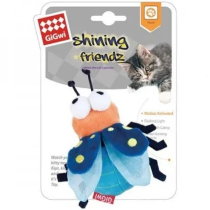GiGwi Shinning Friends LED-lit Firefly with Catnip inside Cat toy