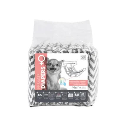 M Pets Female Dog Diapers (26x34cm)