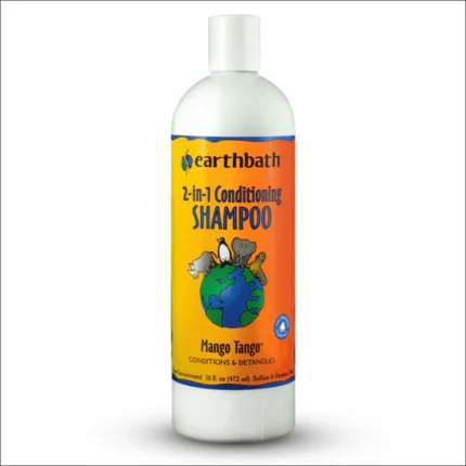 Mango Tango Long Coat with EarthBath 2-in-1 Conditioning Shampoo for Dogs and Cats