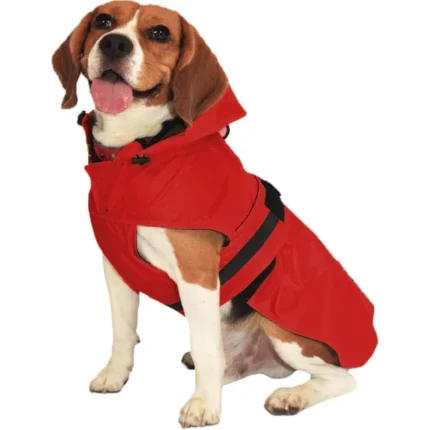 Naturally, Mutt Raincoat for Dogs (Red)
