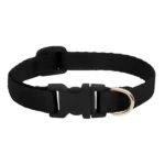 Skatrs Black Adjustable Collar for Cats and Kittens with Bell