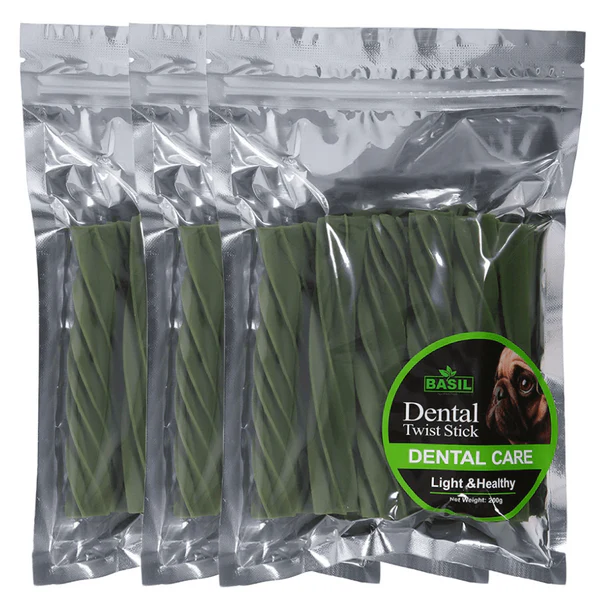 Stick Chew Dog Treats with Basil Dental Care Stick Chew Dog Treats with Basil Dental Care - Image 1