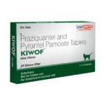 Ten Savavet Kiwof Cat Deworming Tablets in a pack