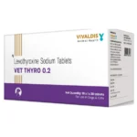 Tablets of levothyroxine sodium (Vivaldis Vet Thyro 0.2) for cats and dogs - Image 3