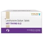 Tablets of levothyroxine sodium (Vivaldis Vet Thyro 0.2) for cats and dogs - Image 4