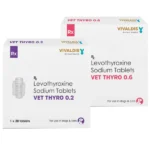 Tablets of levothyroxine sodium (Vivaldis Vet Thyro 0.2) for cats and dogs - Image 2