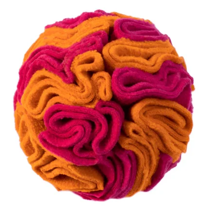 Dog Sniffer Ball Toy (Pink/Orange) for Dog Lovers