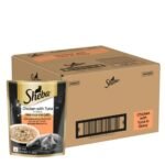 Adult Fine Cat Wet Food Sheba Chicken with Tuna in Gravy Rich