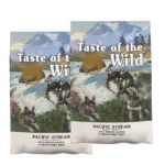 Authentic Flavor of Wild Pacific Stream Smoked Salmon Dry Food for Dogs | Grain-Free Recipe