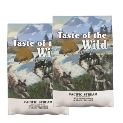 Authentic Flavor of Wild Pacific Stream Smoked Salmon Dry Food for Dogs | Grain-Free Recipe