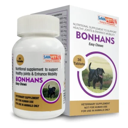Canine Joint Support with Savavet Bonhans Tablets (pack of 30 tablets)