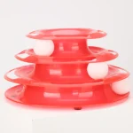 Cat Toy: Skatrs Interactive 3-Level Tower Track with Balls (Red)
