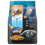 Cat dry food with an irresistible sheba salmon flavour for all life stages