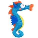 Cats' GiGwi Dental Mesh Seahorse Toy