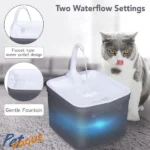 Cats' Pet Vogue Automatic LED-Lighted Electric Water Fountain (Grey) - Image 2