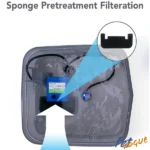 Cats' Pet Vogue Automatic LED-Lighted Electric Water Fountain (Grey) - Image 5