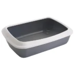 Cats Savic Iriz Litter Tray with Rim (Cold Grey)