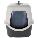 Cats' Trixie Vico Litter Tray with Hood (Dark Grey) - Image 4