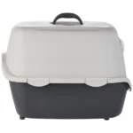 Cats' Trixie Vico Litter Tray with Hood (Dark Grey) - Image 2