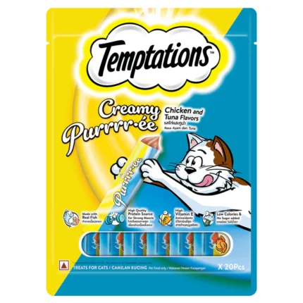 Creamy Purrrr ee Chicken & Tuna Cat Treats: Temptations