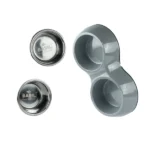 Dinner Set with Two Basil Melamine Bowls for Dogs and Cats - Image 4